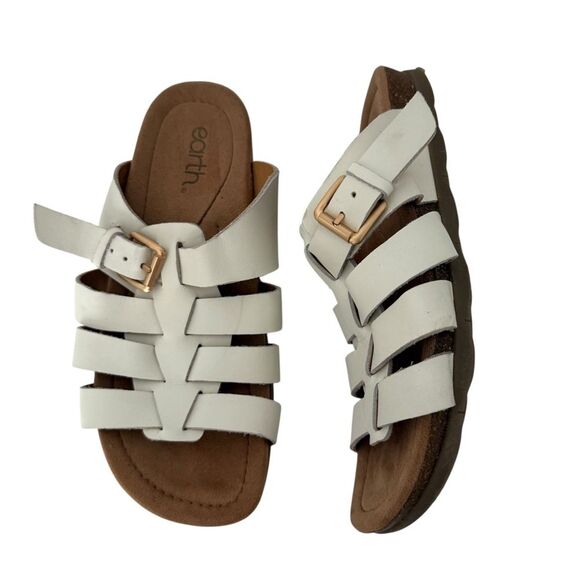 Earth Women's White Slide Sandal size 8 - Picture 4 of 9